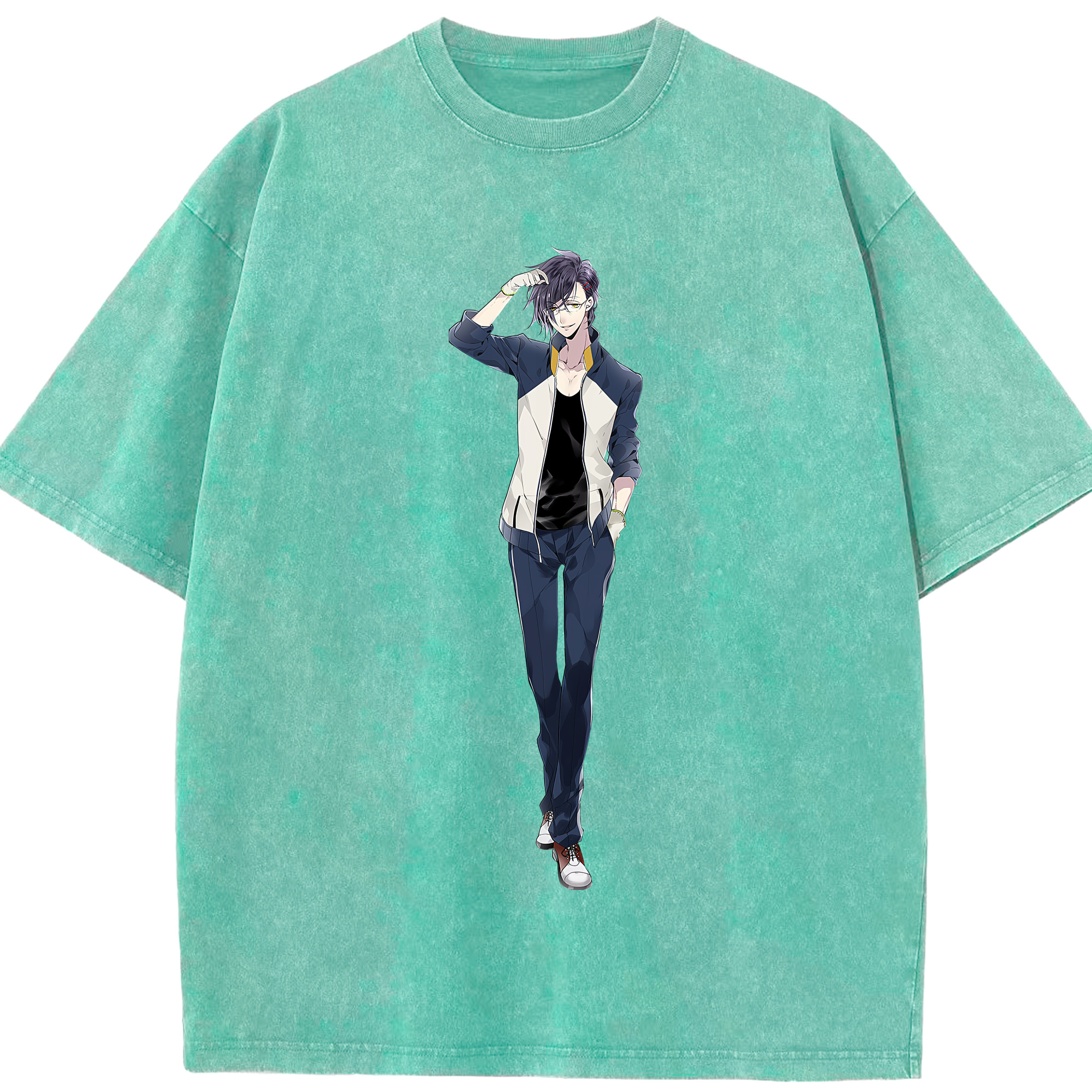 （画像用） 刀剣乱舞 Touken Ranbu 綿100% ヴィンテージ風 半袖Tシャツ（フロントプリント）